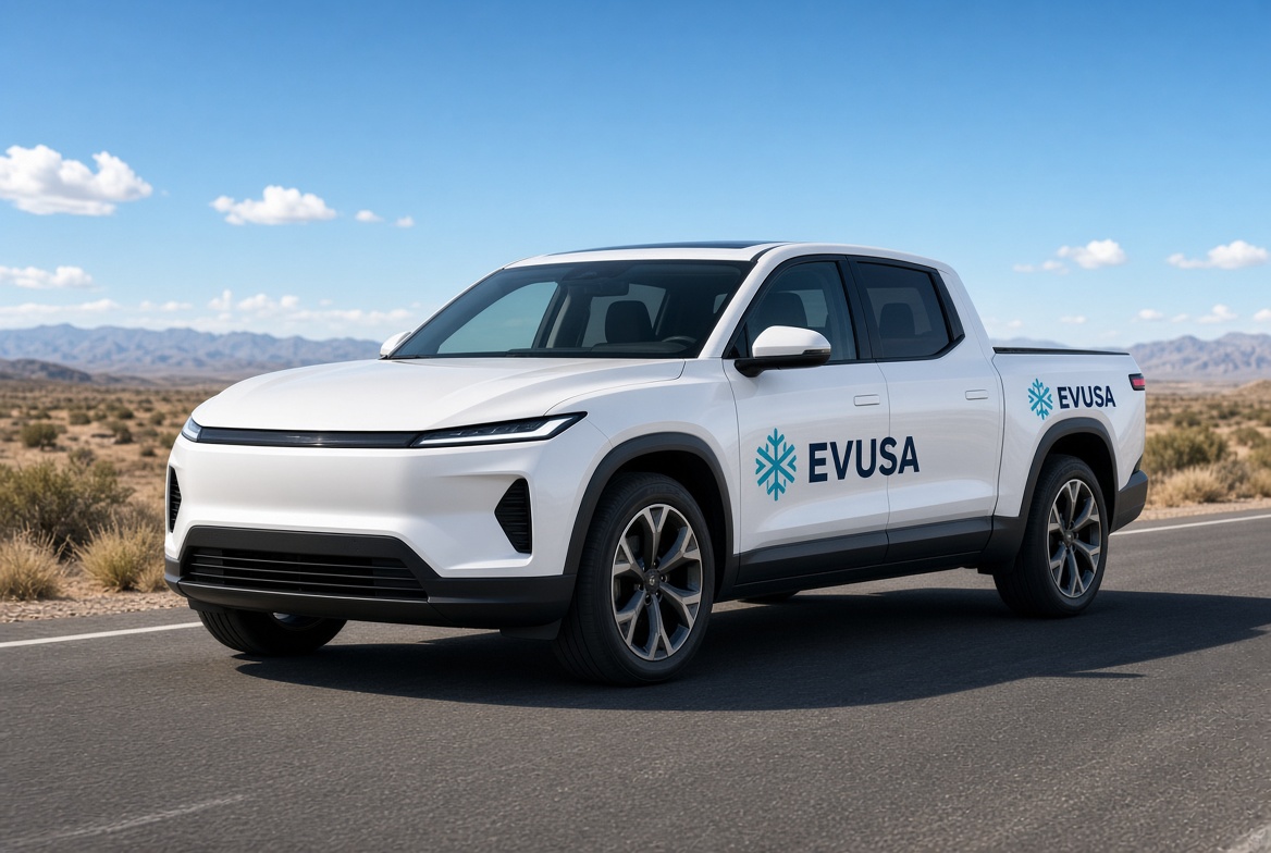 EVUSA branded Top Quality New Design Electric Pickup